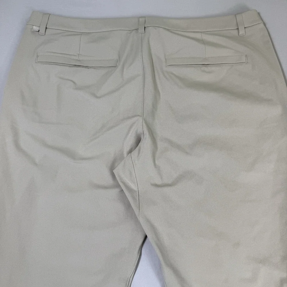 Lululemon‎ Commission Pants Mens 40x28 5 Pocket Chino Beige Performance Stretch